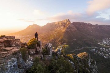 Cape Town view of Table Mountain