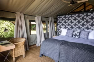 Time-Tide-Chongwe-Camp bedroom, Zambia
