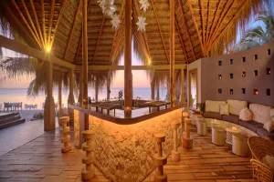 Azura Benguerra Island bar landscape, Mozambique
