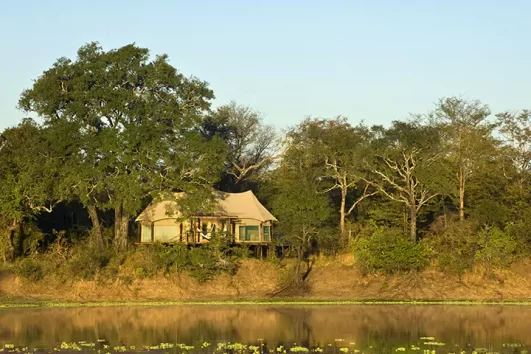 Chindeni Bush Camp view, Zambia