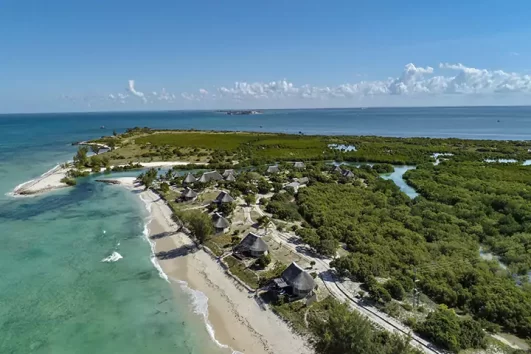 Coral lodge Aerial View, Mozambique