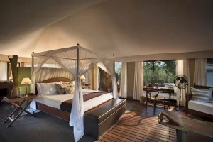 Kanga Camp bedroom, Zimbabwe