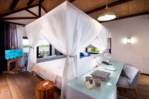 Mequfi Beach Resort Deluxe Room, Mozambique