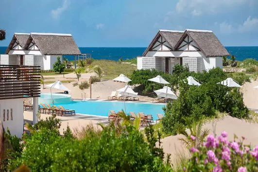 Mequfi Beach Resort Pool, Mozambique