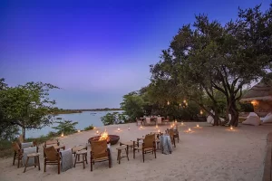 Mpala Jena Camp fire pit, Zimbabwe