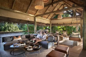 Nyamatusi Camp lounge area, Zimbabwe