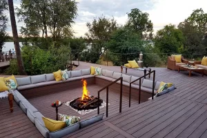 Old Drift Lodge fire, Zimbabwe